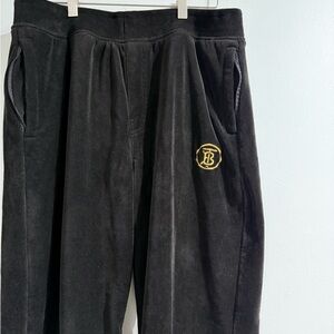 Burberry Black Corduroy Pants